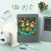 Cartoonkikkers Sticker (iPad Cover)