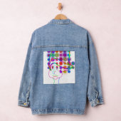 Cartoonkind Met Dwaas Hoedje Denim Jacket (Hangar)