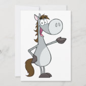 Cartoonpaard Kaart (Voorkant)