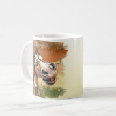 Cartoonpaard Koffiemok (Voorkant links)