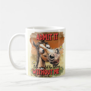 Cartoonpaard Koffiemok