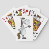 Cartoonpaard Pokerkaarten (Achterkant)