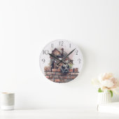 Cartoonpaard Ronde Klok (Huis)