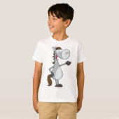 Cartoonpaard T-shirt (Voorkant volledig)