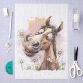 Cartoonpaard Tissuepapier (Craft)