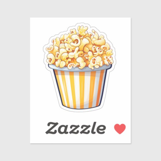 Cartoonpopcorn Sticker (Vel)