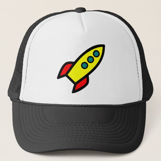 Cartoonraket Trucker Pet (Voorkant)