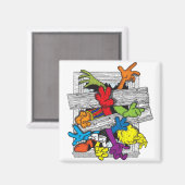 Cartoons Attack Magneet (Voorkant / Achterkant)