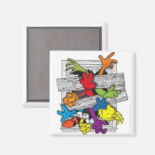 Cartoons Attack Magneet (Voorkant / Achterkant)