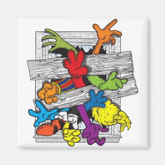 Cartoons Attack Magneet (Voorkant)