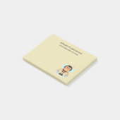 Cartoons bietenkappen voor honing Gepersonaliseerd Post-it® Notes (Schuin)