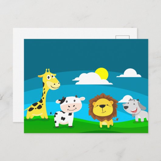 Cartoons Briefkaart (Voorkant / Achterkant)