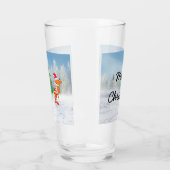 Cartoons dansen rond de kerstboom glas (Links)