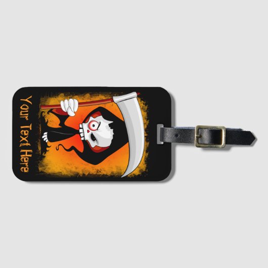 Cartoons flesje bagagelabel (Voorkant (horizontaal))