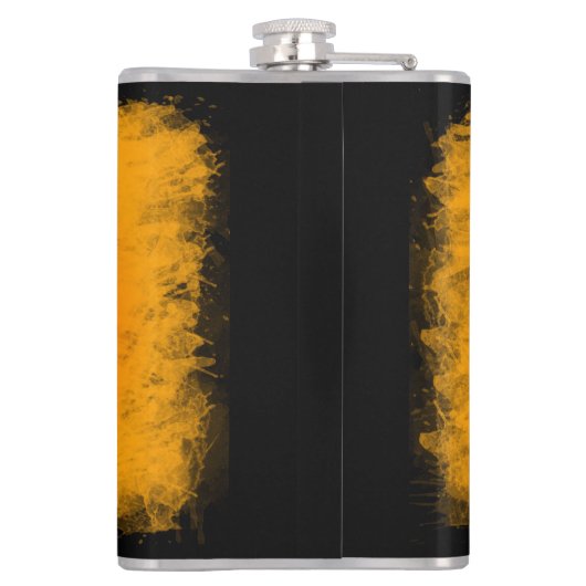 Cartoons flesje heupfles (Achterkant)