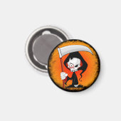 Cartoons flesje magneet (Voorkant / Achterkant)