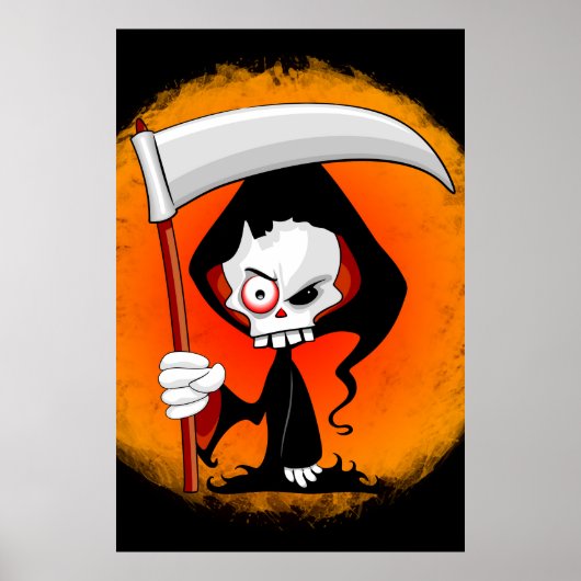 Cartoons flesje poster (Voorkant)