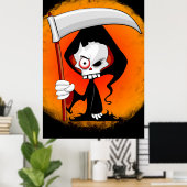 Cartoons flesje poster (Thuiskantoor)