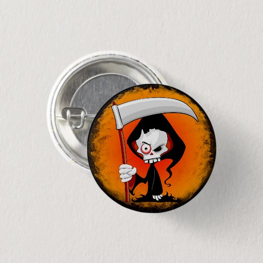 Cartoons flesje ronde button 3,2 cm (Voorkant /achterkant)