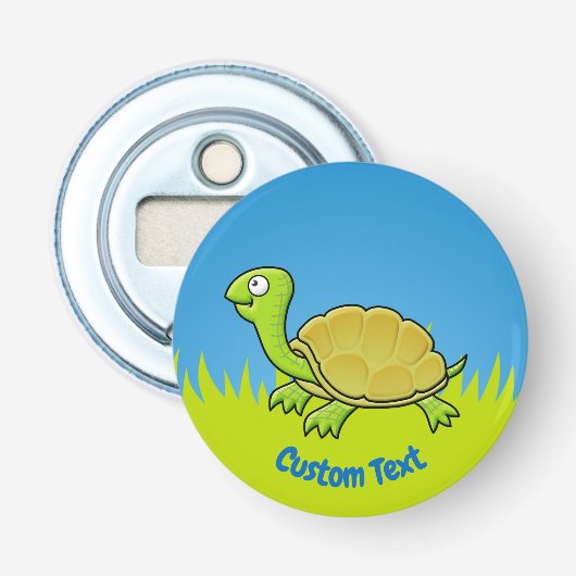 Cartoons flesopening voor flesje button flesopener (Voorkant)