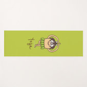 Cartoons grappige yoga yogamat (Voorkant (horizontaal))