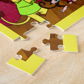 Cartoons in de band legpuzzel (Zijkant)