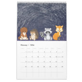 Cartoons in de ruimtecalender kalender (Feb 2026)