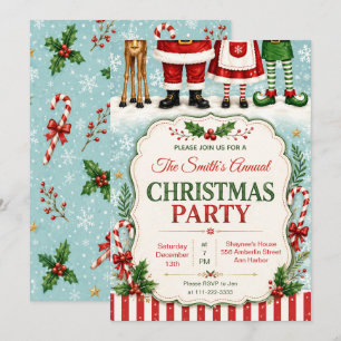 Cartoons Kerstfeest Kaart