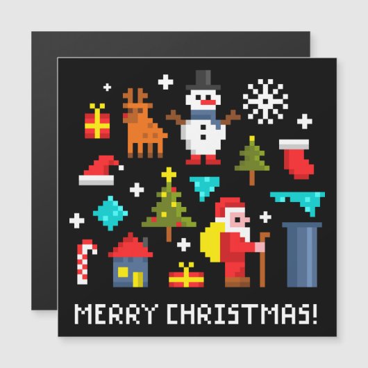 Cartoons met prettige kerstdagen (Voorkant / Achterkant)