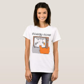 cartoons met "RETRO VIDEO GAME CATS" T-shirt (Voorkant volledig)