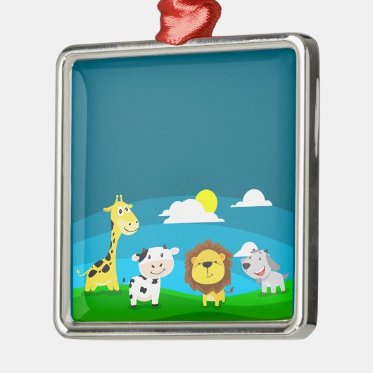 Cartoons Metalen Ornament (Links)