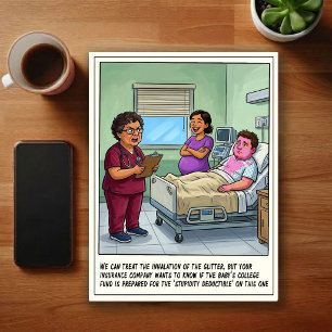 Cartoons over geslacht onthuld in de spoedeisende  briefkaart
