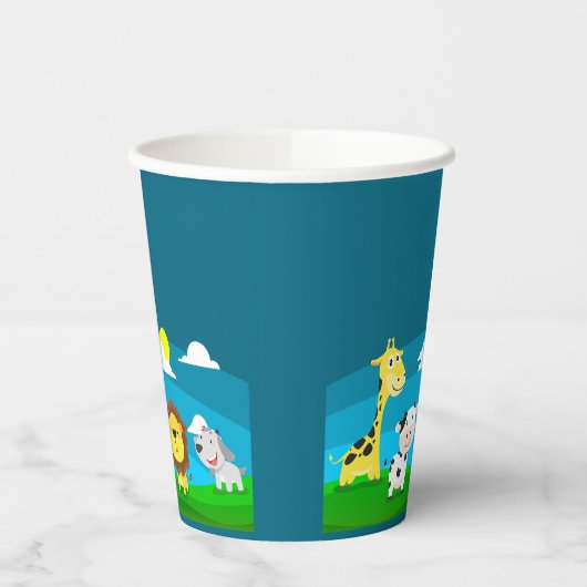 Cartoons Papieren Bekers (Links)