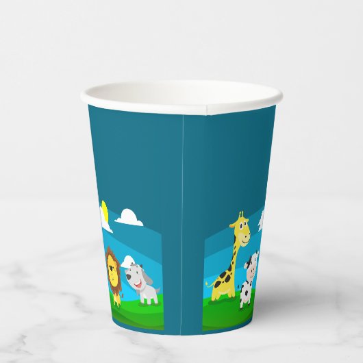 Cartoons Papieren Bekers (Rechts)