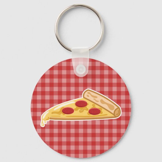 Cartoons pizzapunt sleutelhanger (Voorkant)