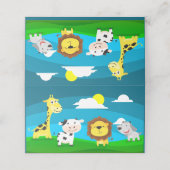 Cartoons Plaatskaartje (Buitenkant ongevouwen)