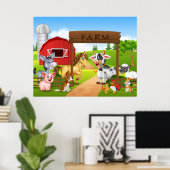 Cartoons Poster (Thuiskantoor)