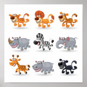 Cartoons set 1 poster (Voorkant)