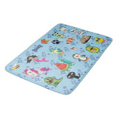 Cartoons sparren kinder cartoons badmat (Gekanteld)
