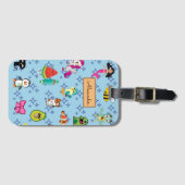 Cartoons sparren kinder cartoons bagagelabel (Voorkant (horizontaal))