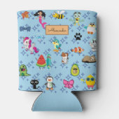 Cartoons sparren kinder cartoons blikjeskoeler (Achterkant)