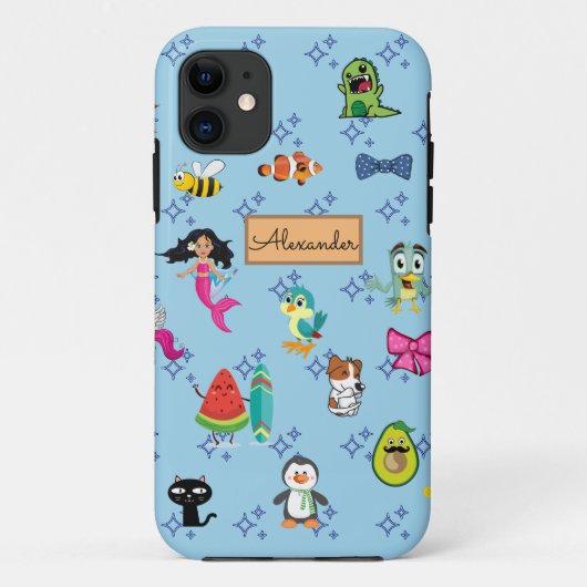 Cartoons sparren kinder cartoons Case-Mate iPhone case (Achterkant)