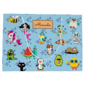 Cartoons sparren kinder cartoons groot cadeauzakje (Achterkant)