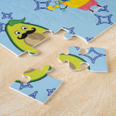 Cartoons sparren kinder cartoons legpuzzel (Zijkant)