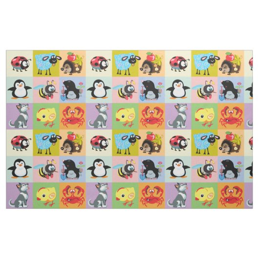 cartoons stof (Fat Quarter)