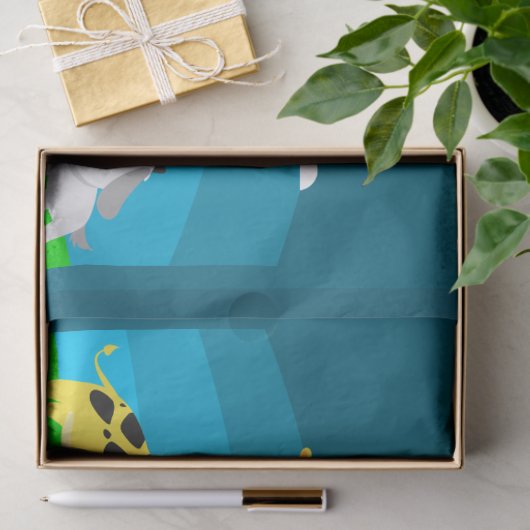 Cartoons Tissuepapier (Geschenk)