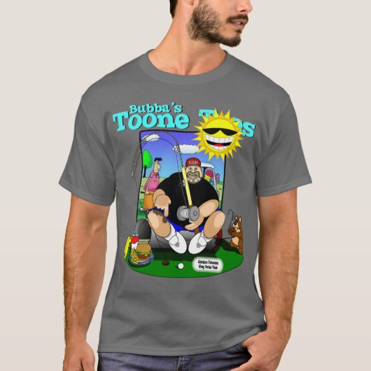CARTOONS / TOONE T - SHIRTS BUBBA / GOLF (Voorkant)