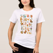 Cartoons Tri-Blend Shirt (Voorkant)