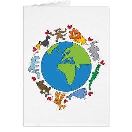 Cartoons van  van de wereld die van de vrede en li