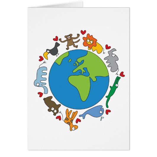 Cartoons van  van de wereld die van de vrede en li (Voorkant)